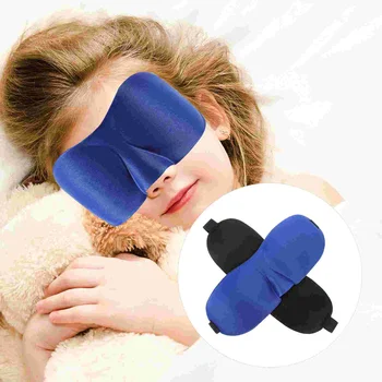 2 шт. Спящая трехмерная маска для глаз Маски для лица Полиэстеровая ткань для лица Путешествия