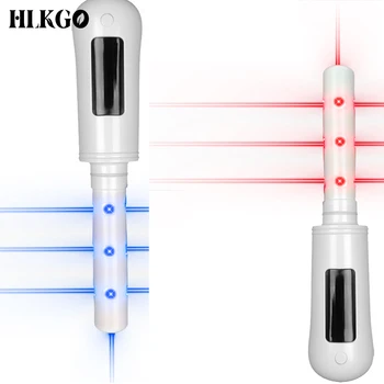 CE одобрено для домашнего использования женское частное вагинальное электрическое лазерное устройство для подтяжки влагалища с синим светодиодом противовоспалительной вибрации