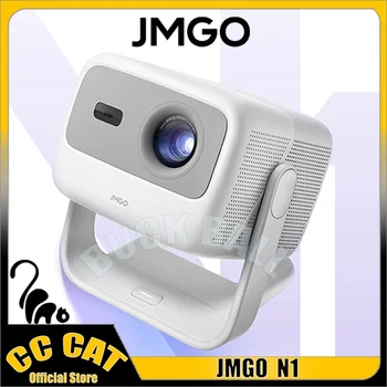 Jmgo N1 Проектор Интеллектуальный проектор Глобальная версия проектора Трехцветный лазерный голосовой пульт дистанционного управления Contral Открытый портативный проектор