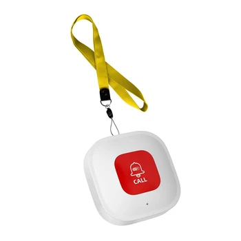 Tuya Wifi Smart SOS Кнопка вызова Кнопка экстренного вызова Телефонный оповещение Передатчик для пациента