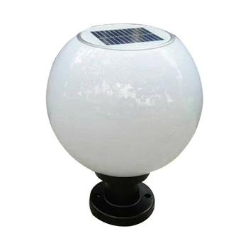 Акция! Светодиодная 200 мм солнечная настенная лампа на открытом воздухе круглый шар круглый светильник путь светильник