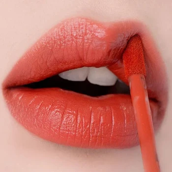 Водостойкая матовая бархатная губная помада 12 цветов Стойкий антипригарный блеск для губ Сексуальный нюдовый розовый красный оттенок для губ Корейская косметика для макияжа