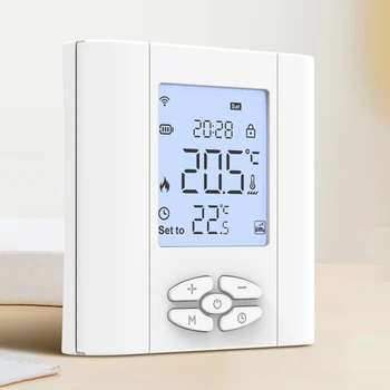 Контроллер температуры ZigBee Работа с Alexa Контроллер домашнего термостата Google Управление приложением с питанием от батареи для водогрейного газового котла