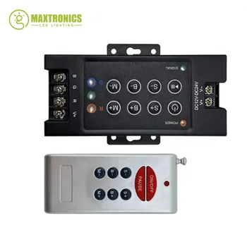Лучший контроллер DC12V-24V RGB 30A 360 Вт светодиодный диммер и 8 клавиш RF Wireless Remote Комплекты для SMD5050 2835 3528 Лента для светодиодных лент