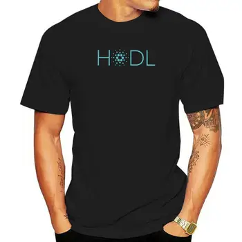  Мужские футболки с графическим принтом Cardano Hodl Crypto Bitcoin Cotton Camisa Funny Harajuku Футболка для мужчин Футболка с графическим принтом