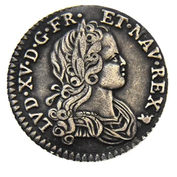 Посеребренные монеты Франции 1719